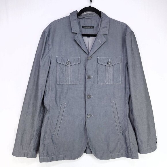 John Varvatos Sports Blazer Mens Large Gray - Picture 1 of 12